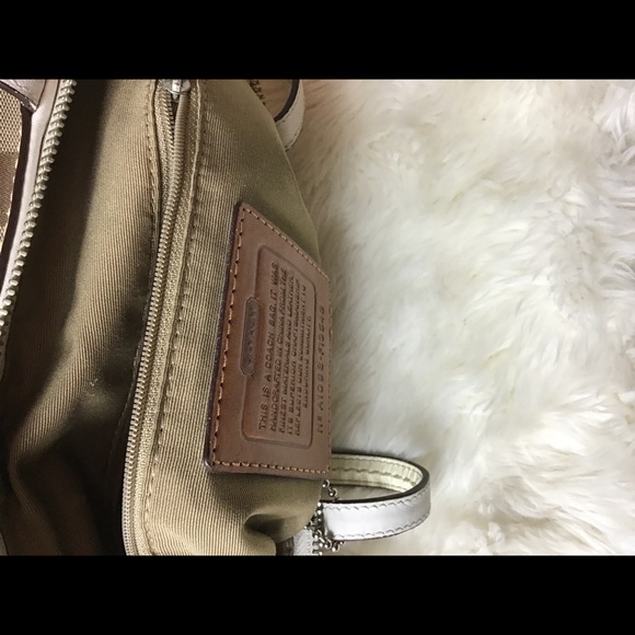 Coach brown/tan signature small shoulder bag - Picture 8 of 8